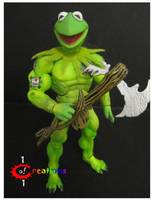 Ker-Mit the Heroic Musician (Masters of the Universe) Custom Action Figure