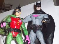 Batman and Robin (for the Cure) (Batman) Custom Action Figure