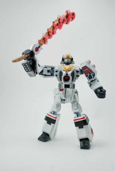 white tigerzord funko