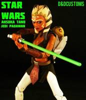 Ahsoka Tano Jedi Padawan Clone Wars (Star Wars Clone Wars) Custom Action Figure