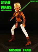 Ahsoka Tano Jedi Padawan Clone Wars (Star Wars Clone Wars) Custom Action Figure