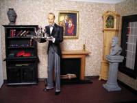 Wayne Manor Study (DC Direct) Custom Action Figure