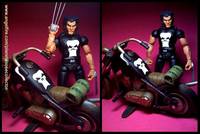 What If? Wolverine Became Punisher (Marvel Legends) Custom Action Figure