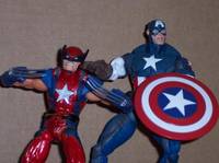 WHAT IF..Wolverine (Captain America) Custom Action Figure
