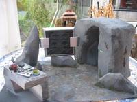 Batcave Diorama and Unmasked Batman (Batman) Custom Diorama / Playset