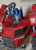 Fall of Cybertron G2 Optimus Prime (Cartoon Matte Finish) (Transformers) Custom Action Figure