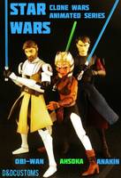 General Kenobi Clone Wars (Star Wars Clone Wars) Custom Action Figure