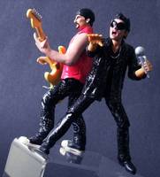 U2 - Bono/Edge (Rock Stars) Custom Action Figure