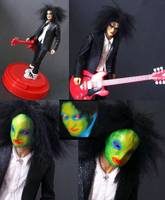 Robert Smith - the Cure in between Days (Rock Stars) Custom Action Figure