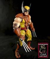 Brown Costume Wolverine (Marvel Legends) Custom Action Figure
