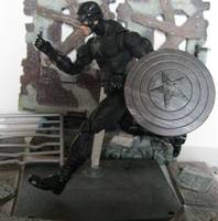 Black Ops Captain America (Marvel Knights) Custom Action Figure