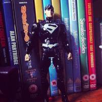 Superman (Black and Silver) (DC Universe) Custom Action Figure