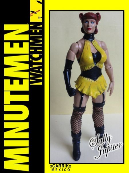 **NEW** Custom Printed SILK SPECTRE Watchmen Sally Jupiter Block Minifigure 