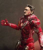 Battle Damaged Tony Stark (Iron Man) Custom Action Figure