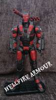 War Machine 'Hellfire' Armor (Iron Man 2) Custom Action Figure