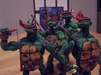 Tmnt (Teenage Mutant Ninja Turtles) Custom Action Figure