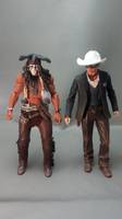 The Lone Ranger $ Tonto (Western) Custom Action Figure