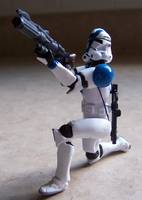 Blue Clone Trooper - Episode III (Star Wars) Custom Action Figure