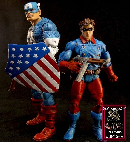 Cap & Bucky (Marvel Legends) Custom Action Figure