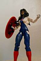 Captain America (Nikki Fury) (Marvel Universe) Custom Action Figure
