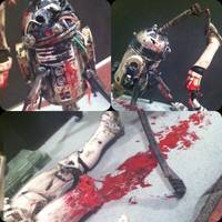 Zombie R2-D2!  (Please Read Story! (Star Wars) Custom Action Figure