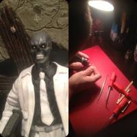 Black Mask V.2 (Hand Carved Mask) (Batman) Custom Action Figure