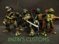 TMNT Gritty Toon Turtles (Teenage Mutant Ninja Turtles) Custom Action Figure