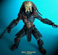 Wolf Predator; Yautja; 1:18 Scale (3.75") (Predator) Custom Action Figure