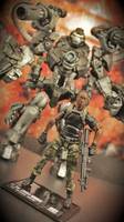 Lt. Col. James Rhodes with War Machine (Marvel Universe) Custom Action Figure