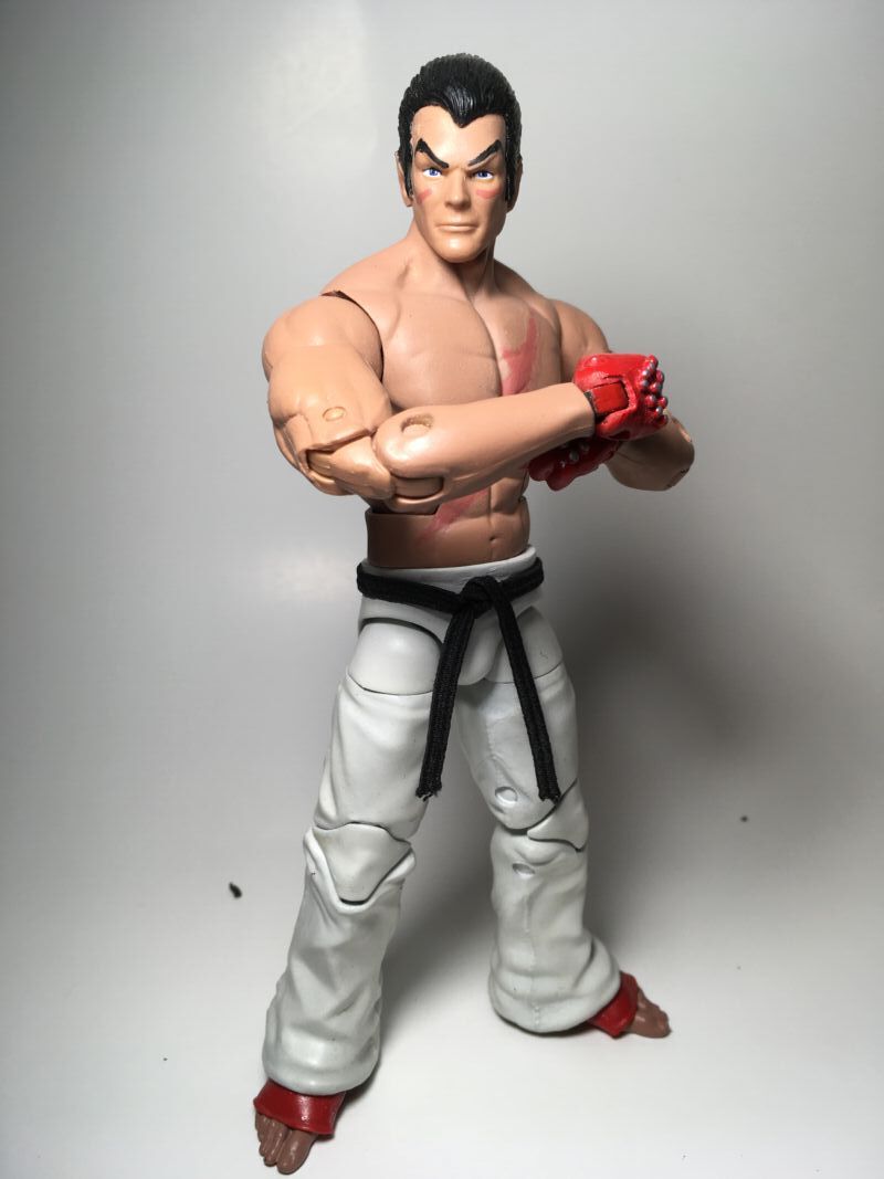 Custom repainted Bandai Namco GAMEDIMENSIONS Kazuya Mishima. This