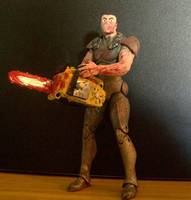 Doom 3 Marine (Chainsaw) (Doom) Custom Action Figure