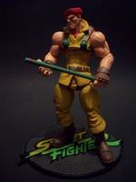 Alpha Rolento (Street Fighter) Custom Action Figure
