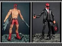 Deadpool (Toxido Suit,Battle Damage) (Marvel) Custom Action Figure