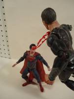 MOS Battle Ravaged Superman W/ Heat Vision (Superman) Custom Action Figure