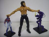 The Fury and Captain Britain - Classic Marvel Figurine Collection (Marvel) Custom Miniature / Figurine