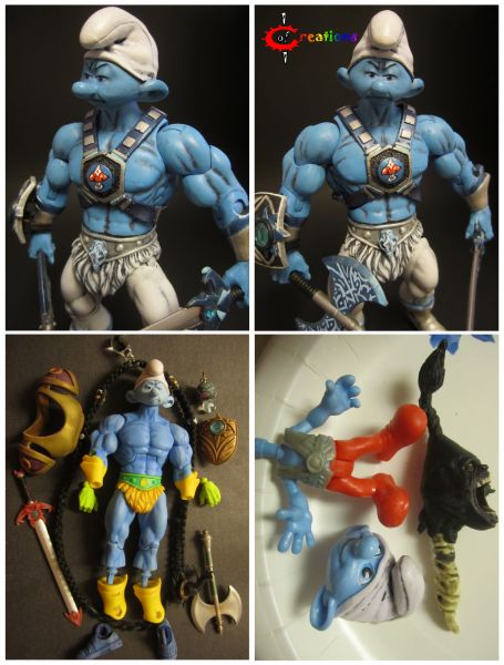He-Smurf (Masters of the Universe) Custom Action Figure