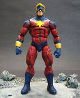 CAPTAIN MARVEL Ed Mcguinness Style (Marvel Legends) Custom Action Figure