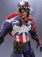 Venom Captain America V.2 (Marvel Legends) Custom Action Figure