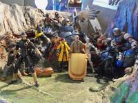 Destroyed Sentinel (Marvel Universe) Custom Diorama / Playset