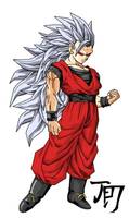 Evil Super Saiyan 3 Goku (Dragonball Z) Custom Action Figure