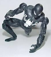 Black Costume Spiderman (Superhero Showdown) Custom Miniature / Figurine