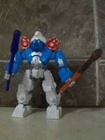 Smurfs. Robotic Suit Smurf (Smurfs) Custom Action Figure