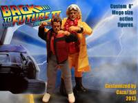 Back to the Future Doc & Marty (Mego) Custom Action Figure