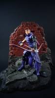 Dark Avengers Dark Hawkeye ( Barney Barton ) (Marvel Universe) Custom Action Figure
