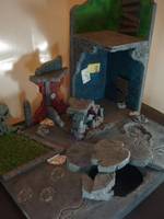 Ruined City (Marvel Legends) Custom Diorama / Playset
