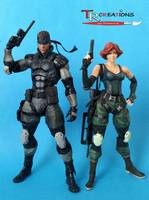 Meryl Silverburgh Play Arts Kai (Metal Gear Solid) Custom Action Figure