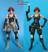 Meryl Silverburgh Play Arts Kai (Metal Gear Solid) Custom Action Figure
