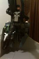 Punisher's Black Phantom Gun (Marvel Universe) Custom Diorama / Playset