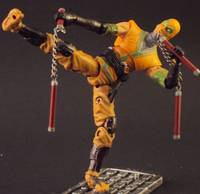 Michelangelo - Teenage Human Ninja Dudes (G.I. Joe) Custom Action Figure