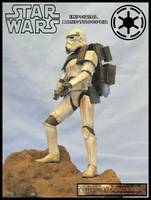 Imperial Sandtrooper (Star Wars) Custom Diorama / Playset